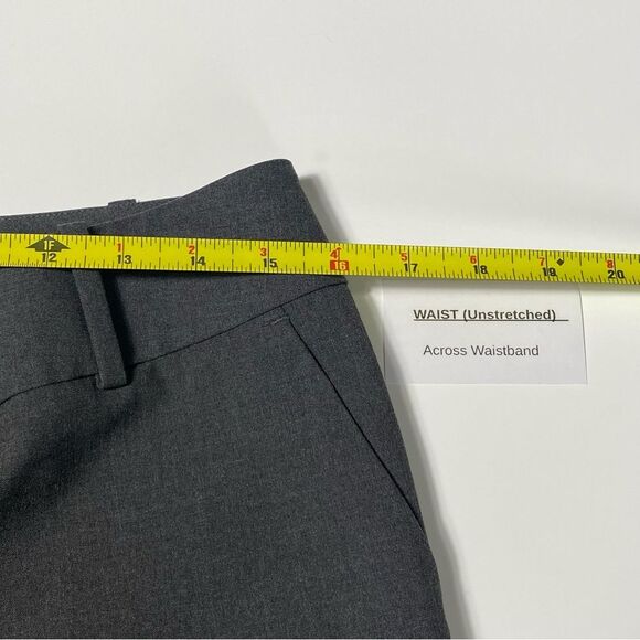 Halogen Whitney Fit Gray Career Wear Dress Pants Women's Size 6 - Picture 5 of 12